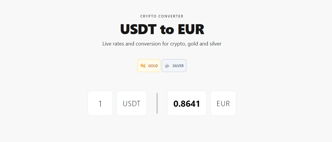 USD to EUR currency conversion in CPX.now