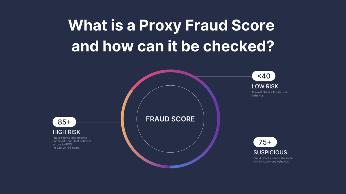 Checking Proxies for Use in Anti-Detect Browser. Proxy Fraud-Score.